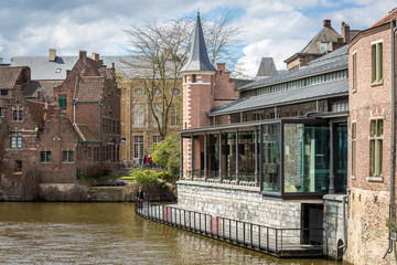 Fototapeta na wymiar Gent, Canals