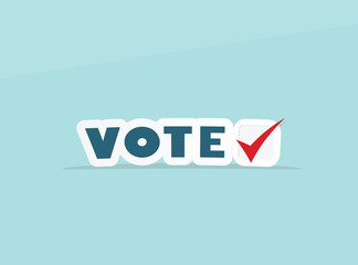 vote sign icon