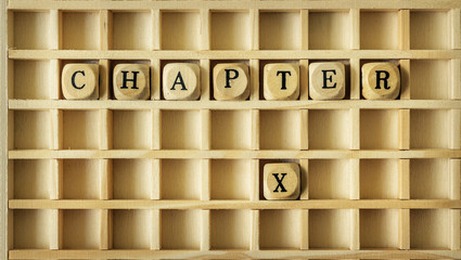 wooden game with the word chapter ten