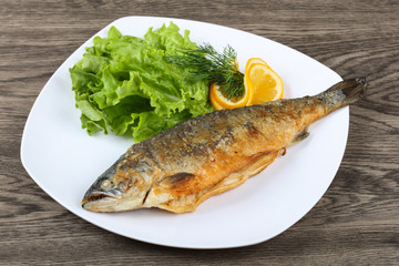 Grilled trout