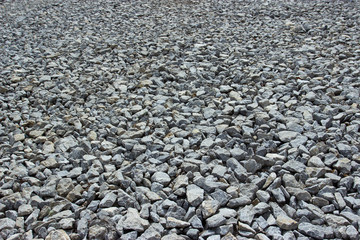 Текстура серого гравия.