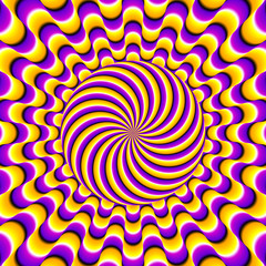 Rotating ball(optical illusion of movement)