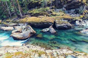 Obraz na płótnie Canvas Mountain creek