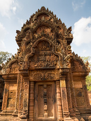 Naklejka premium Banteay Srei Angkor Wat temple, Siem Reap, Cambodia