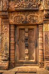 Fototapeta na wymiar Banteay Srei Angkor Wat temple, Siem Reap, Cambodia