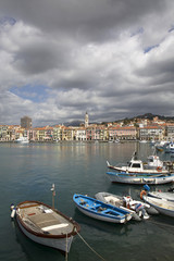 Fototapeta na wymiar Imperia Oneglia, Liguria region, Italy