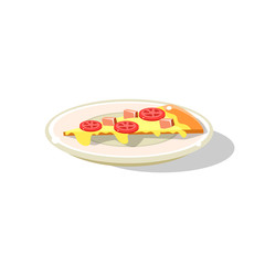 Traditional Italian Pizza Slice