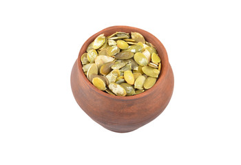 Pumpkin seeds ceramic jug