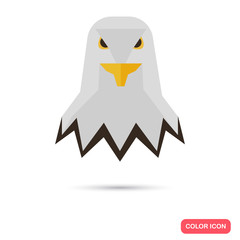 Indians sacred animal color flat icon