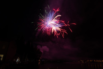 Fireworks on the lake