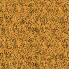 Withered grass camouflage seamless pattern