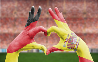 Fußballfreundschaft Deutschland / Spanien