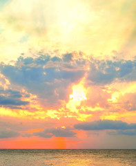 Fototapeta premium Sea sunset