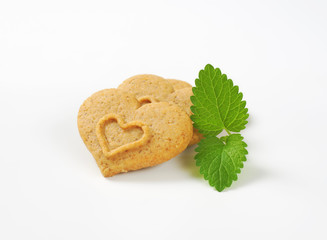 heart-shaped cookies