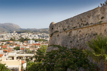 Fototapeta na wymiar The Fortress in Rethymno
