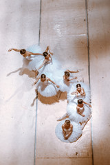 Fototapety  Siedem balerin na podłodze