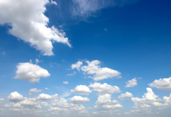  blue sky with white clouds