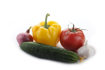 vegetables isolated