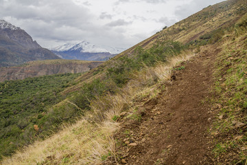 Plakat San Alfonso valley, Trail in the Mountain