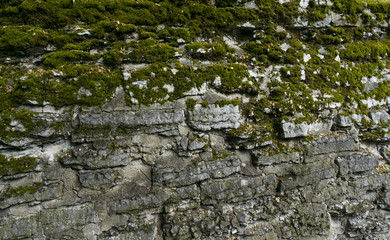 background texture of stone wall. pavement