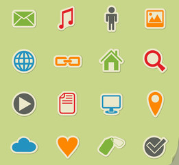social media icon set