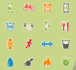 monitoring apps icon set
