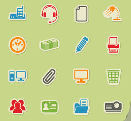 office icon set