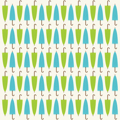 colorful umbrella pattern background design vector