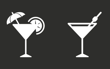 Cocktail - vector icon.