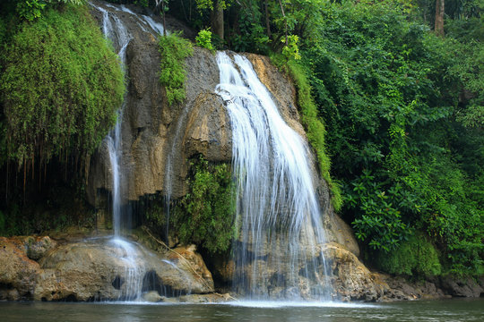 waterfall  in Thailand  National park