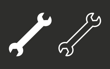 Wrench - vector icon.