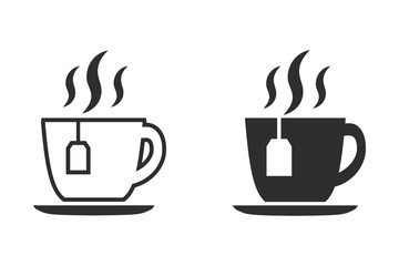 Coffee cup - vector icon.