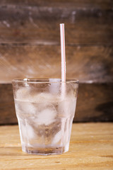 Mineral water in a glass