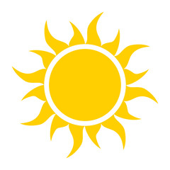 yellow sun icon - 114244324