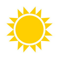 yellow sun icon - 114244355