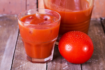 juice from tomatoes