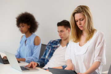 students in classroom