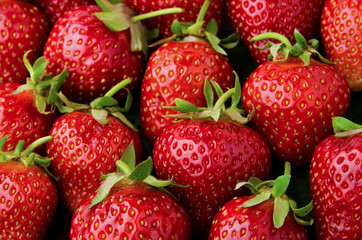 Fresh strawberry background