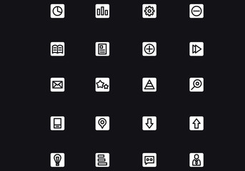 Icons design tample