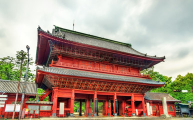 Sangedatsu Gate of Zojo-ji Temple in Tokyo