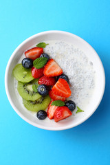 fresh berries breakfast bowl