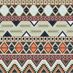 Geometric ethnic pattern. Vector illustration
