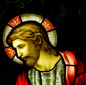 Jesus Christ In Stained Glass