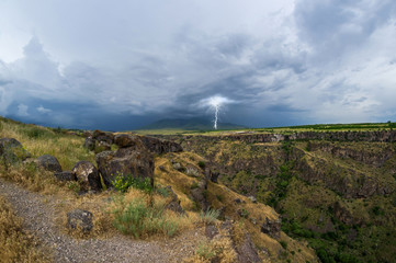 lightning landscape