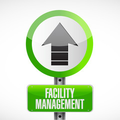 facility management road sign
