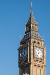 Fototapeta na wymiar Big Ben, Westminster, London