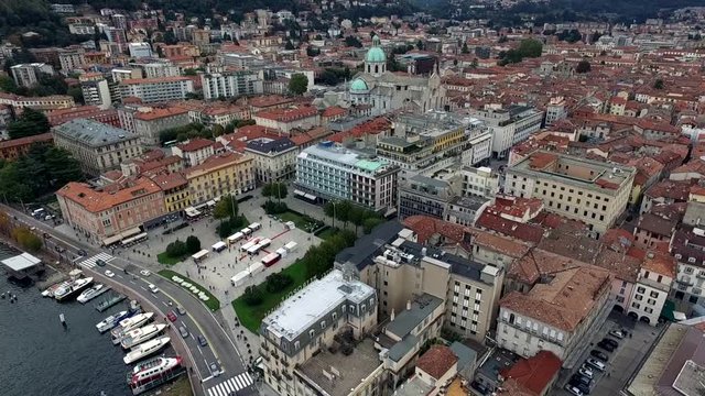 Aerial View of City Como