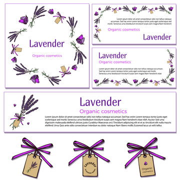 Lavender design elements