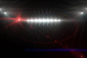 Digitally generated image of Spotlights