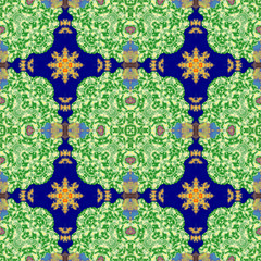 Kaleidoscopic ornamental pattern